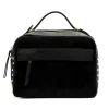  Dámska kožená kabelka Luka 25-062 čierna, crossbody 24 x 17 x 11 cm
