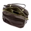  Dámska kožená kabelka Luka 25-062 hnedá, crossbody 24 x 17 x 11 cm