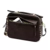 Dámska kožená kabelka Luka 25-062 hnedá, crossbody 24 x 17 x 11 cm