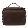  Dámska kožená kabelka Luka 25-062 hnedá, crossbody 24 x 17 x 11 cm