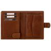  Pánska peňaženka z hovädzej kože EL FORREST 988-26 s RFID, hnedá, 9,5 x 13 x 2,5 cm