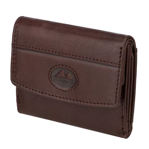  EL FORREST 942-22 RFID hnedá hovädzia kožená peňaženka