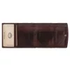  EL FORREST 942-22 RFID hnedá hovädzia kožená peňaženka
