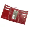  Dámska kožená peňaženka EL FORREST 938-480 s RFID červenou farbou 12 x 8 x 3,3 cm