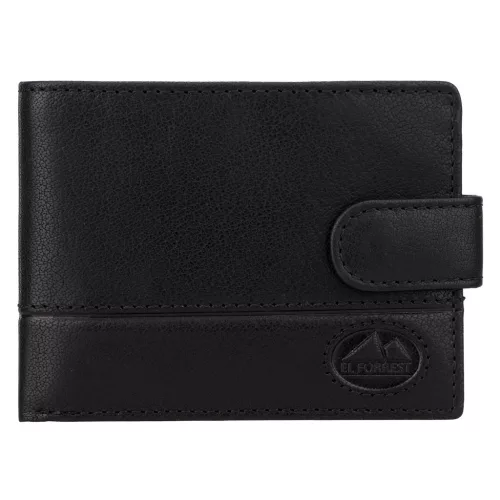 Pánska peňaženka EL FORREST 916-61 s RFID čipom, čierna, 11,5 x 8,5 x 2 cm