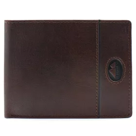    Pánska peňaženka z hovädzej kože EL FORREST 899-22 s RFID v hnedej farbe 12 x 9,5 x 2,5 cm