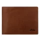 Pánska peňaženka z hovädzej kože EL FORREST 892/A-26 s RFID, hnedá, 12 x 9,5 x 2,5 cm