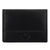  EL FORREST 879-61 RFID čierna hovädzia kožená peňaženka 9 x 12,5 x 1 cm