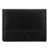  EL FORREST 879-61 RFID čierna hovädzia kožená peňaženka 9 x 12,5 x 1 cm