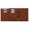  Pánska peňaženka z hovädzej kože EL FORREST 859-26 s RFID hnedou ochranou 10 x 13 x 2,5 cm