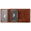  Pánska peňaženka z hovädzej kože EL FORREST 859-26 s RFID hnedou ochranou 10 x 13 x 2,5 cm