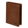  Pánska peňaženka z hovädzej kože EL FORREST 859-26 s RFID hnedou ochranou 10 x 13 x 2,5 cm