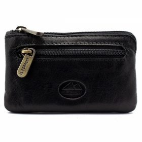    EL FORREST 858-61 čierna peňaženka z hovädzej kože 11 x 7,5 x 1,5 cm