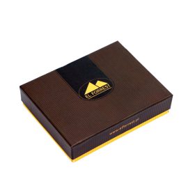    EL FORREST 858-61 čierna peňaženka z hovädzej kože 11 x 7,5 x 1,5 cm