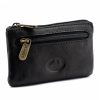  EL FORREST 858-61 čierna peňaženka z hovädzej kože 11 x 7,5 x 1,5 cm