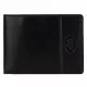  Pánska kožená peňaženka EL FORREST 851/A-61 s RFID čipom, čierna, 11 x 8 x 2,5 cm