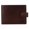  Pánska peňaženka z hovädzej kože EL FORREST 806-22 s RFID, hnedá, 13,5 x 9,5 x 3 cm