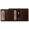  Pánska hnedá peňaženka z hovädzej kože s RFID ochranou EL FORREST 728-22 9 x 11 x 2,8 cm