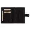  Pánska peňaženka EL FORREST 712-61 s RFID, čierna, z hovädzej kože, 10 x 13 x 3 cm