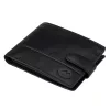  Pánska peňaženka z hovädzej kože EL FORREST 709-61 s RFID, čierna, 13 x 9,5 x 3 cm