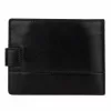  Pánska peňaženka z hovädzej kože EL FORREST 709-61 s RFID, čierna, 13 x 9,5 x 3 cm