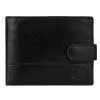  Pánska peňaženka z hovädzej kože EL FORREST 709-61 s RFID, čierna, 13 x 9,5 x 3 cm