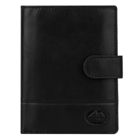   Pánska peňaženka z hovädzej kože EL FORREST 1403-61 s RFID, čierna, 10,5 x 13 x 2,8 cm