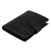  Pánska peňaženka z hovädzej kože EL FORREST 1403-61 s RFID, čierna, 10,5 x 13 x 2,8 cm