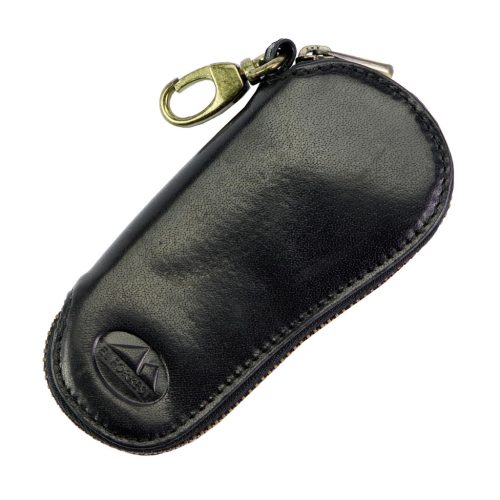  Puzdro na dokumenty EL FORREST 1001-61 z čiernej hovädzej kože 12 x 6 x 1,5 cm