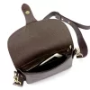  Luka 25-033 / 24-076 D DOLLARO INSTAGRAMKA hnedá dámska kožená kabelka 24 x 18 x 6 cm