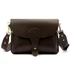  Luka 25-033 / 24-076 D DOLLARO INSTAGRAMKA hnedá dámska kožená kabelka 24 x 18 x 6 cm
