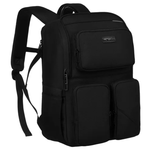  Peterson PTN-63106 čierny polyesterový batoh 21 x 43 x 21 cm