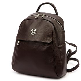  Gregorio 1742 DOLLARO barna női marhabőr hátizsák 28 x 30 x 14 cm