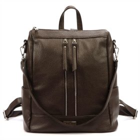   MiaMore 01-061 DOLLARO barna női marhabőr hátizsák 33 x 33 x 16 cm