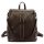 MiaMore 01-061 DOLLARO barna női marhabőr hátizsák 33 x 33 x 16 cm