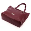 Dámska kožená kabelka MiaMore 01-058 DOLLARO bordovej farby 40 x 30 x 12 cm