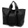  Dámska kožená kabelka Luka 25-078 DOLLARO čierna 43 x 30 x 17 cm