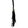  Dámska čierna crossbody kabelka Luka 25-085 z semišovej kože 26 x 16 x 4 cm