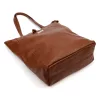  Dámska kožená kabelka MiaMore 01-014 Z DOLLARO hnedá 40 x 38 x 13 cm