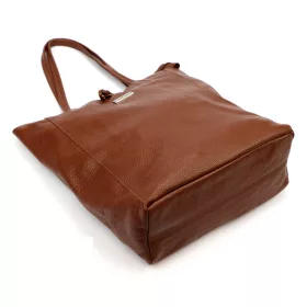    Dámska kožená kabelka MiaMore 01-014 Z DOLLARO hnedá 40 x 38 x 13 cm