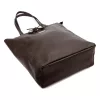  Dámska kožená kabelka MiaMore 01-014 Z DOLLARO hnedá 40 x 38 x 13 cm