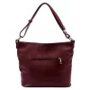  Dámska kožená kabelka MiaMore 01-045 DOLLARO bordovej farby 35 x 30 x 13 cm