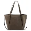 Dámska kožená kabelka Luka 25-079 v béžovej farbe 50 x 34 x 17 cm