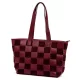  Dámska kožená kabelka Luka 25-080 bordovej farby 45 x 29 x 14 cm