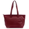  Dámska kožená kabelka Luka 25-080 bordovej farby 45 x 29 x 14 cm