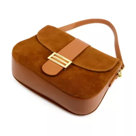   Dámska kožená kabelka Luka 26-001 hnedej farby 27 x 21 x 10 cm