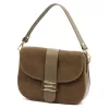  Dámska kožená kabelka Luka 26-001 béžová, crossbody 27 x 21 x 10 cm