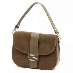    Dámska kožená kabelka Luka 26-001 béžová, crossbody 27 x 21 x 10 cm