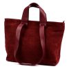  Dámska kabelka z hovädzej kože s lícovou farbou v bordovej farbe Luka 25-077 43 x 30 x 17 cm