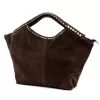  Dámska kožená kabelka Camilla PREMIUM 10.003 hnedá 50 x 30 x 12 cm
